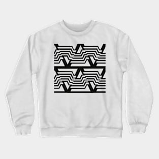 Geometric pattern triangle art deco Crewneck Sweatshirt